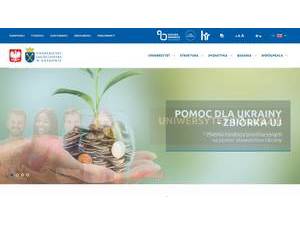 Jagiellonian University's Website Screenshot