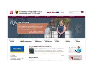 Uniwersytet Medyczny im. Piastów Slaskich we Wroclawiu's Website Screenshot