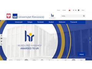 University of Rzeszów's Website Screenshot