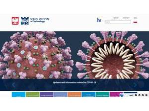 Tadeusza Kosciuszko Cracow University of Technology's Website Screenshot