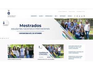 Polytechnic Institute of Castelo Branco's Website Screenshot