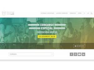 University Fernando Pessoa's Website Screenshot