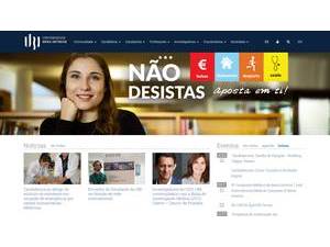 Universidade da Beira Interior's Website Screenshot