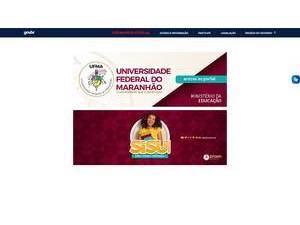 Federal University of Maranhão's Website Screenshot