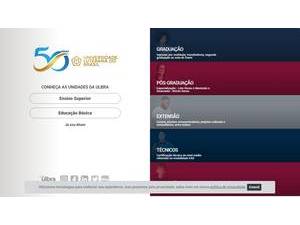 Lutheran University of Brazil's Website Screenshot