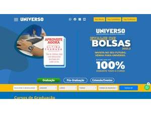 Salgado de Oliveira University's Website Screenshot