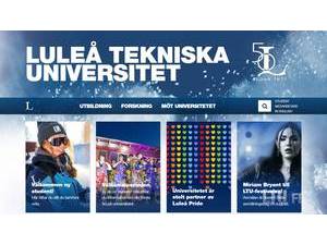 Luleå tekniska Universitet's Website Screenshot