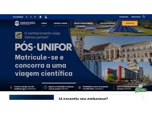 University of Fortaleza's Website Screenshot