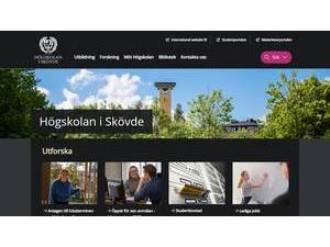 University of Skövde's Website Screenshot