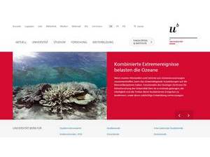 Université de Berne's Website Screenshot