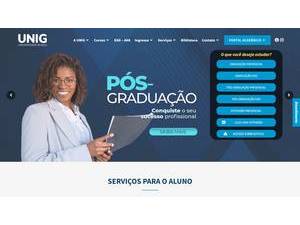 Iguaçu University's Website Screenshot