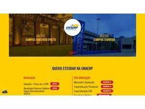 University of Ribeirão Preto's Website Screenshot