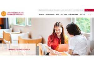 Thammasat University's Website Screenshot