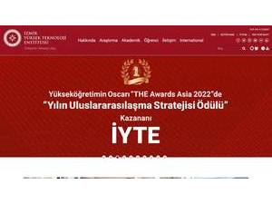 Izmir Institute of Technology's Website Screenshot