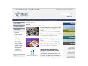 Universidade Federal do Estado do Rio de Janeiro's Website Screenshot