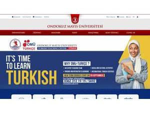 Ondokuz Mayis University's Website Screenshot