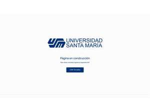 Universidad Santa María's Website Screenshot