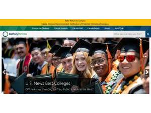 California State Polytechnic University, Pomona's Website Screenshot