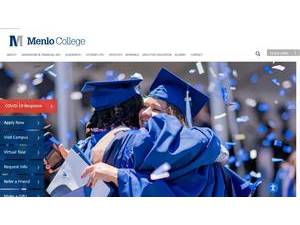 Menlo College's Website Screenshot
