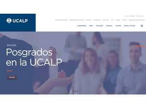 Catholic University of La Plata's Website Screenshot
