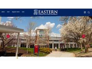 Eastern Connecticut State University's Website Screenshot