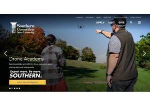 Southern Connecticut State University's Website Screenshot