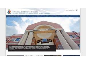 National Defense University's Website Screenshot