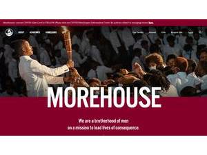 Morehouse College's Website Screenshot