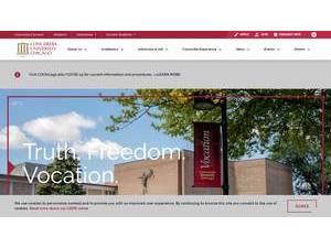 Concordia University Chicago's Website Screenshot