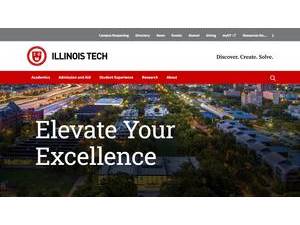 Illinois Institute of Technology's Website Screenshot