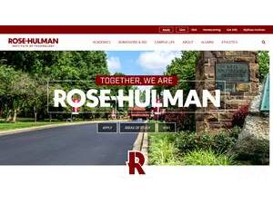 Rose-Hulman Institute of Technology's Website Screenshot