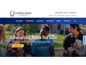 Upper Iowa University's Website Screenshot