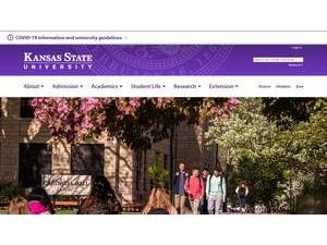 Kansas State University's Website Screenshot