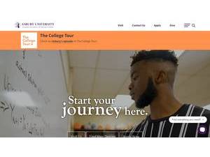 Asbury University's Website Screenshot