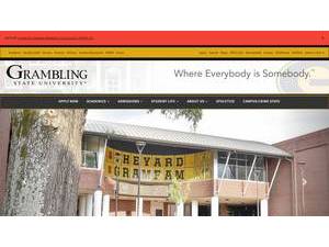 Grambling State University's Website Screenshot