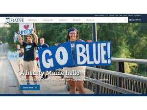 The University of Maine's Website Screenshot