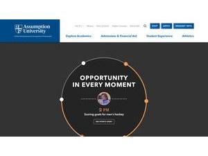 Assumption University's Website Screenshot