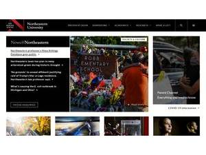 Northeastern University's Website Screenshot