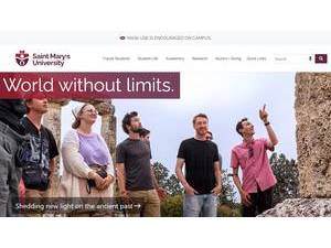 Saint Mary's University's Website Screenshot