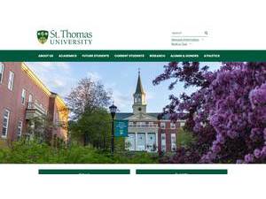 St. Thomas University's Website Screenshot