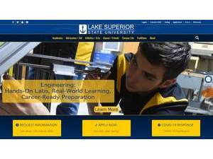 Lake Superior State University's Website Screenshot