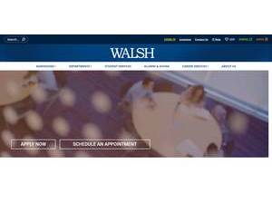 Walsh College's Website Screenshot
