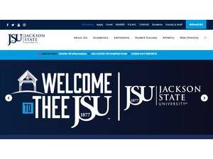 Jackson State University's Website Screenshot