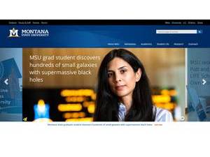 Montana State University's Website Screenshot