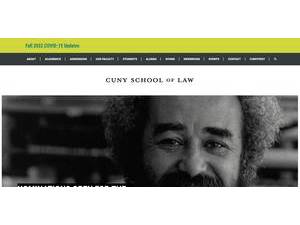 CUNY School of Law's Website Screenshot