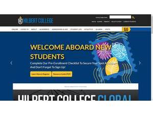 Hilbert College's Website Screenshot