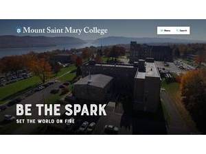 Mount Saint Mary College's Website Screenshot