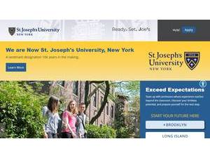 St. Joseph's University's Website Screenshot