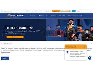 Empire State University's Website Screenshot