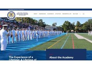 United States Merchant Marine Academy's Website Screenshot